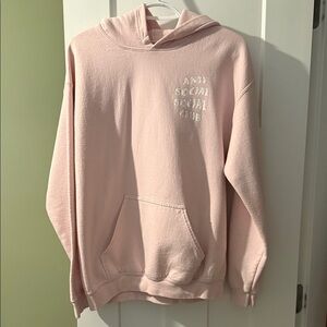 Anti Social Social Club Pastel Pink Hoodie